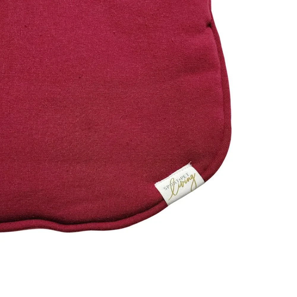 SportPet Living Dog Large Dual-Color peach and Burgundy Pet Hoodie Jacket